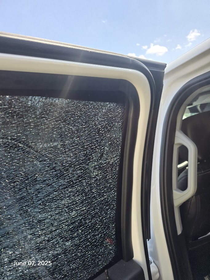 Door and back glass replacement by Mission Auto Glass in Charleston SC